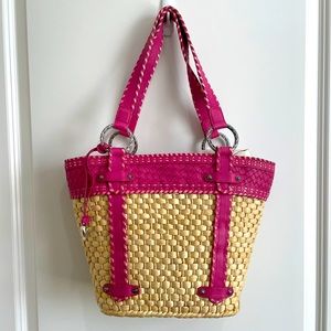 Brighton Fontaine Straw Tote Style Purse